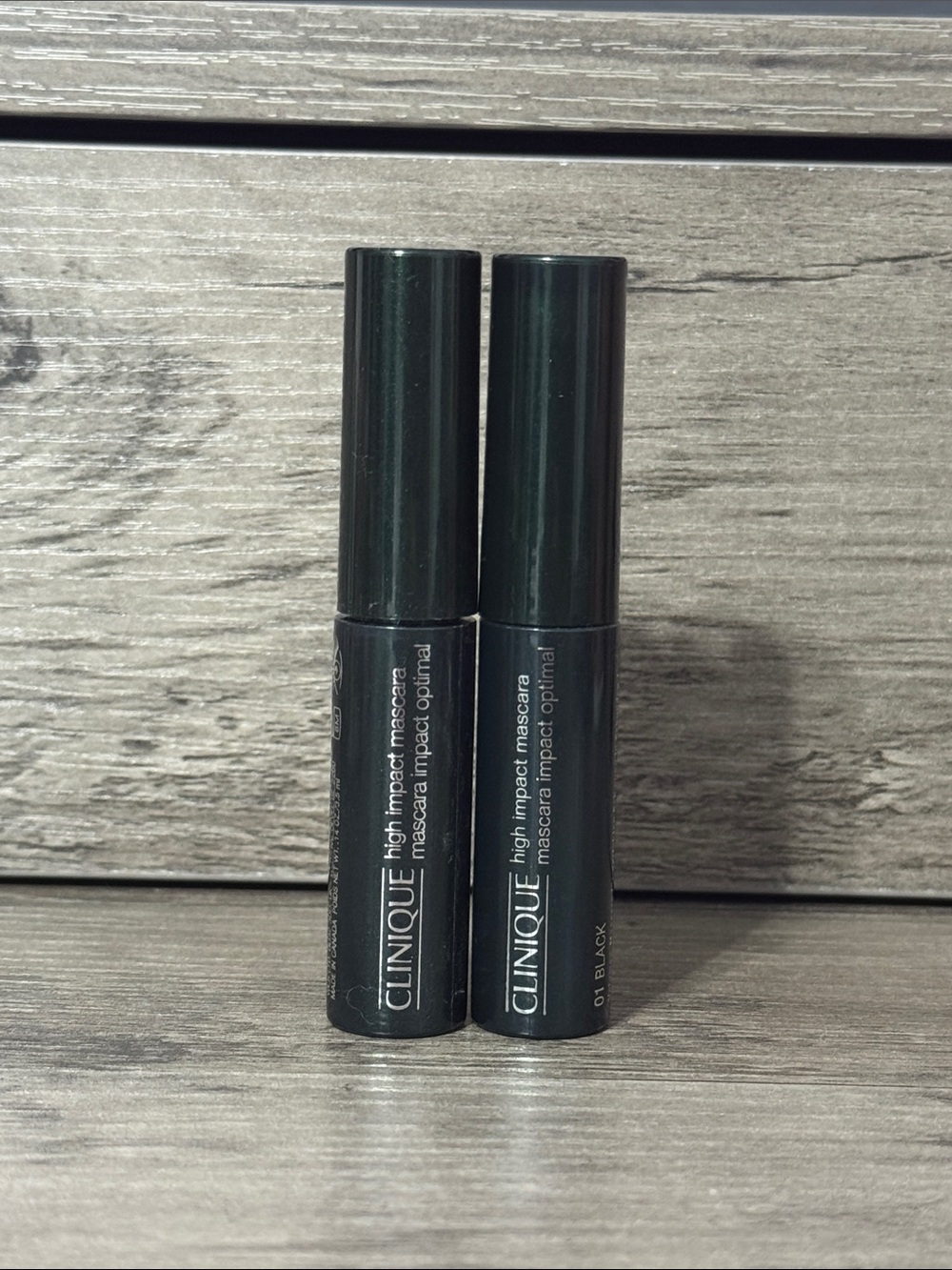 Clinique High Impact Mascara in Black 3.5ml each. Bundle of 2.